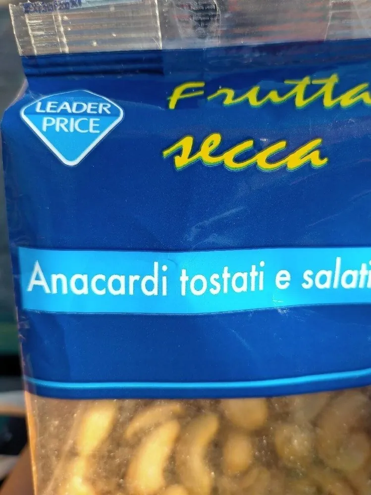 Anacardi tostati e salati