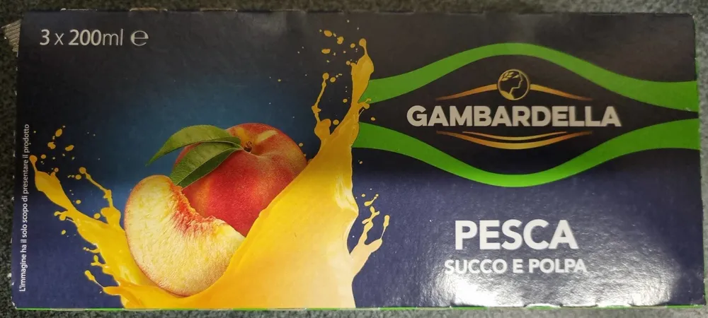 Pesca succo e polpa