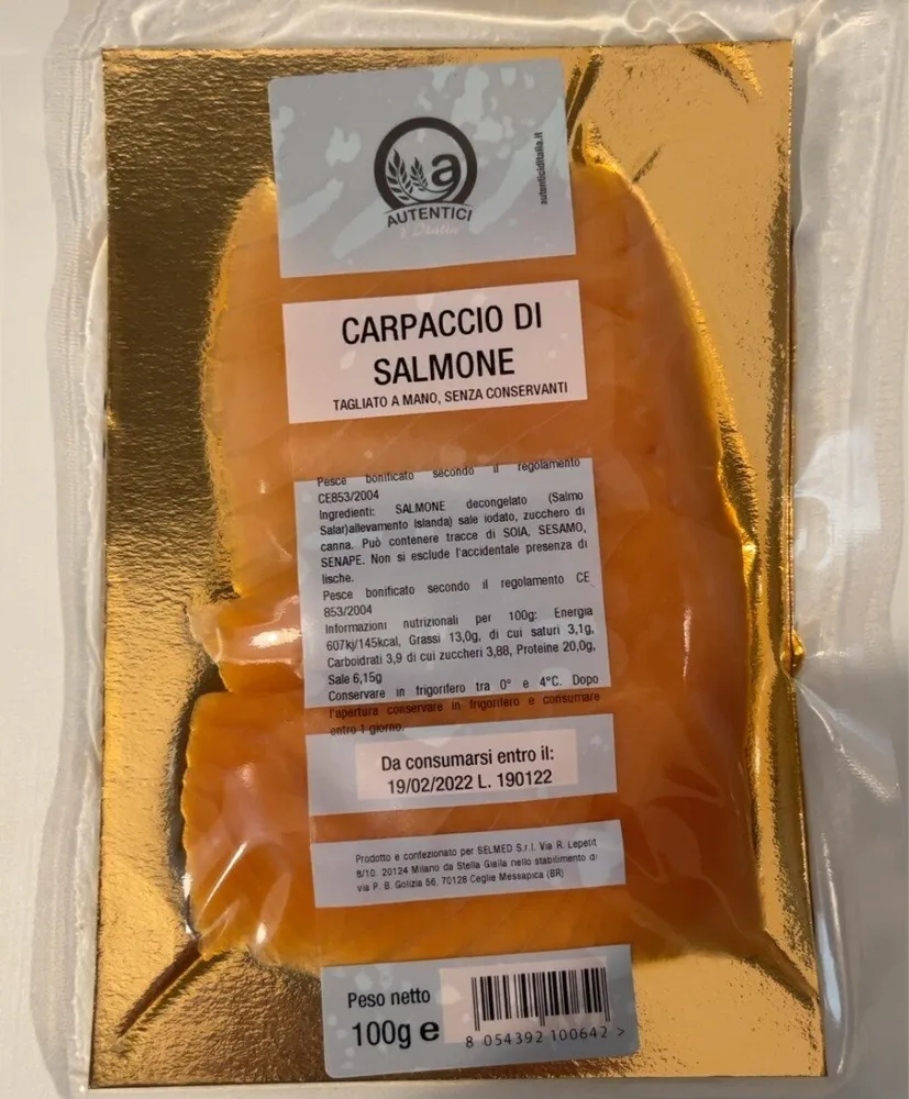 Carpaccio di Salmone