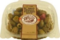 Olive schiacciate denocciolate piccanti