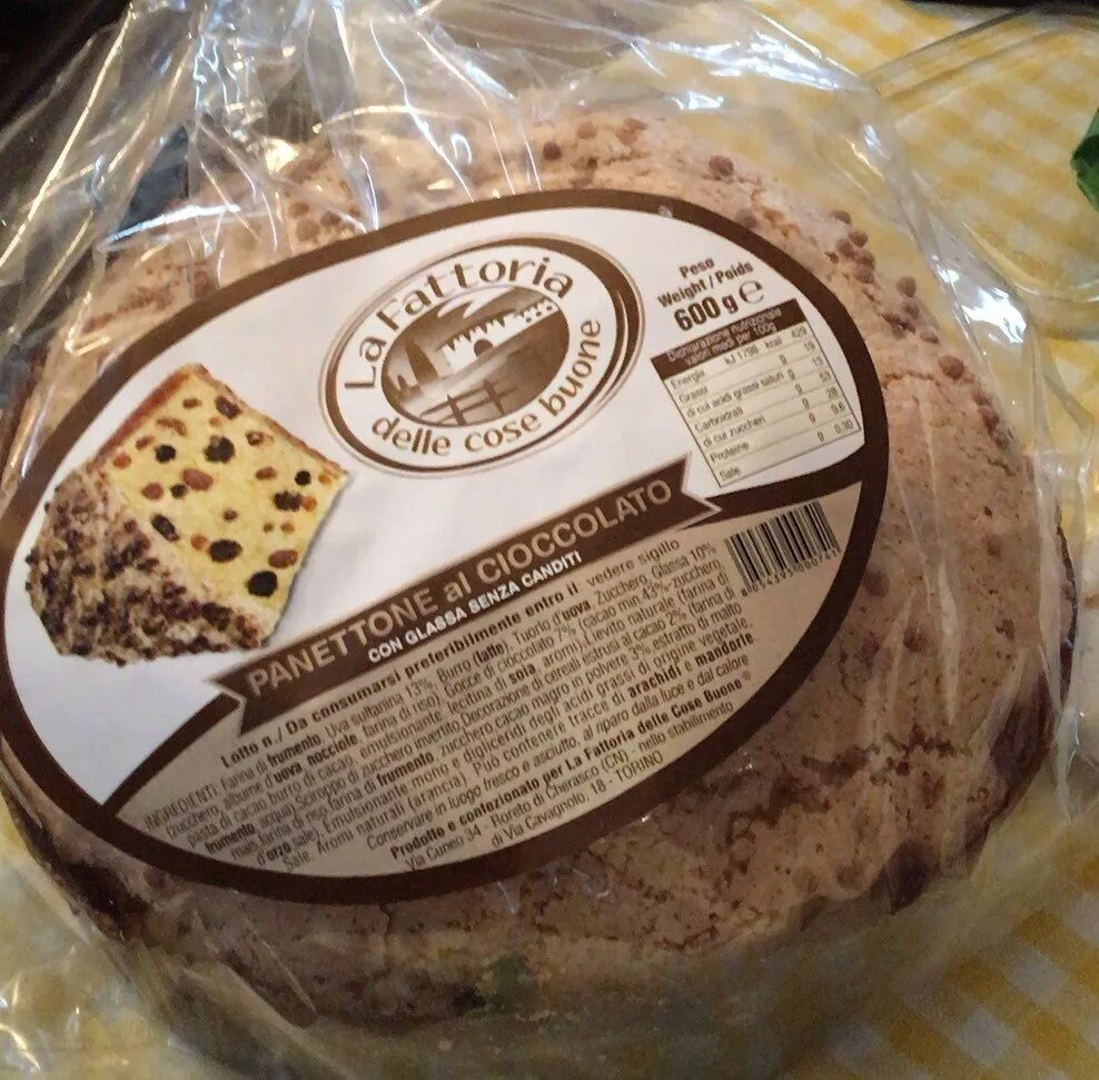 Panettone al cioccolato