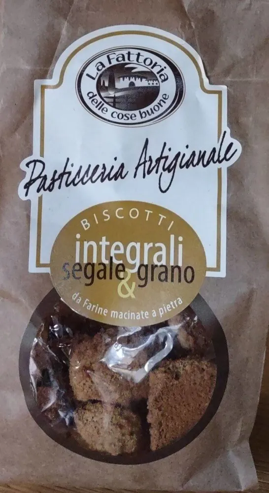 Biscotti integrali con segale e grano