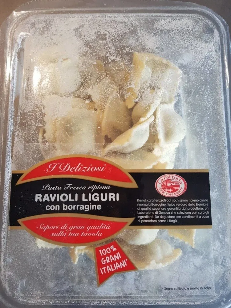 Ravioli liguri con borragine