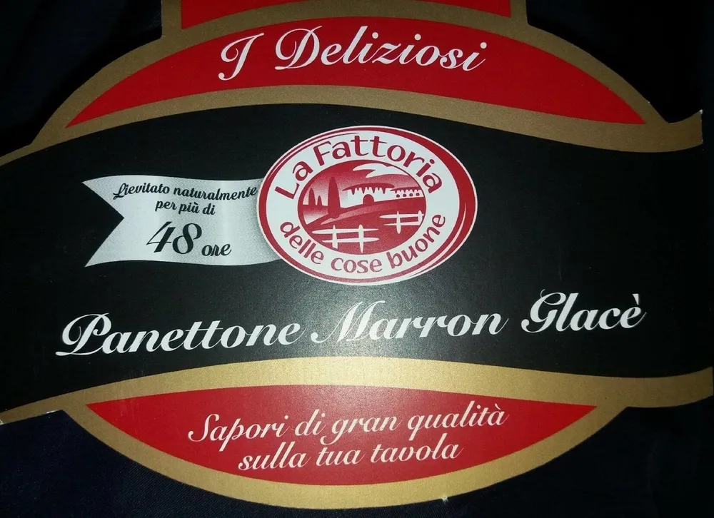 Panettone con marron glace senza uvetta