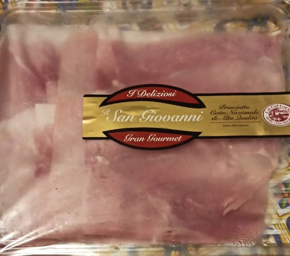 Prosciutto cotto nazionale di alta qualità