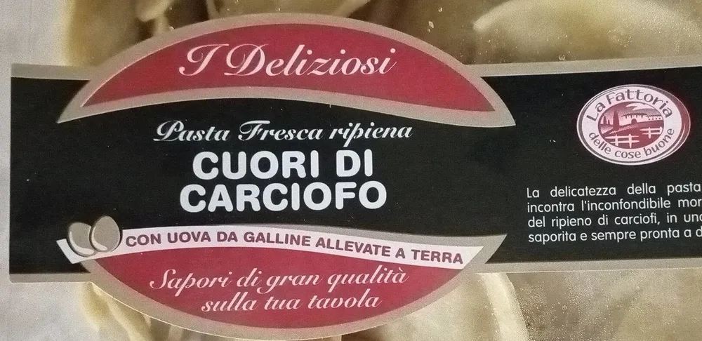 Ravioli Cuori di carciofo