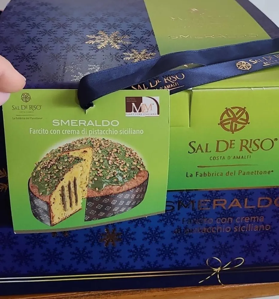 Panettone al pistacchio