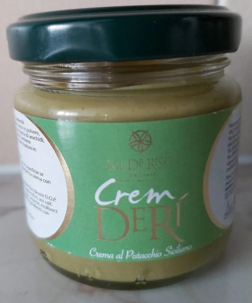 Crem DeRí crema al pistacchio siciliano