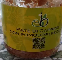 Paté di capperi con pomodori secchi