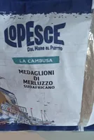 Medaglioni di merluzzo sudafricano congelati