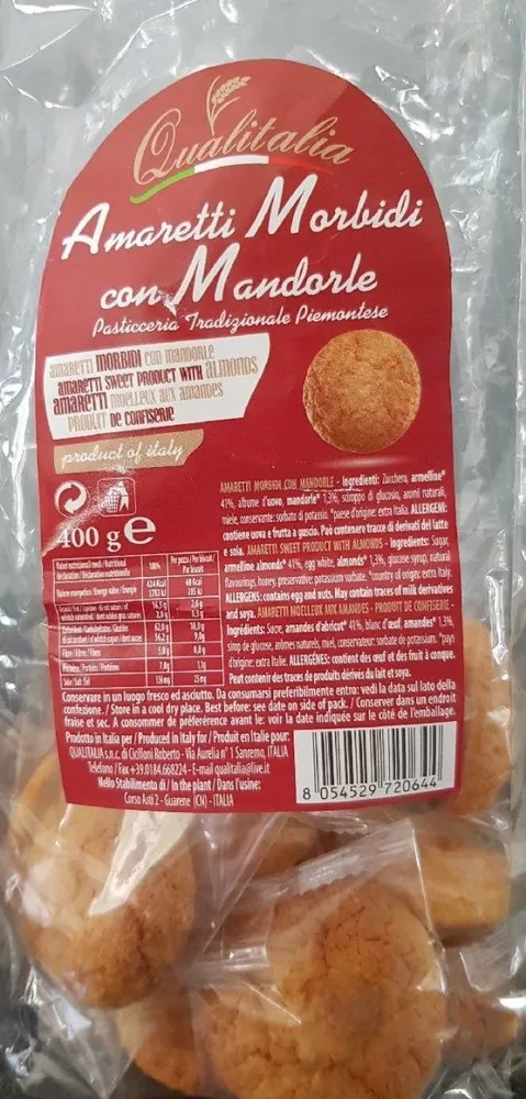 Amaretti Morbidi con Mandorle