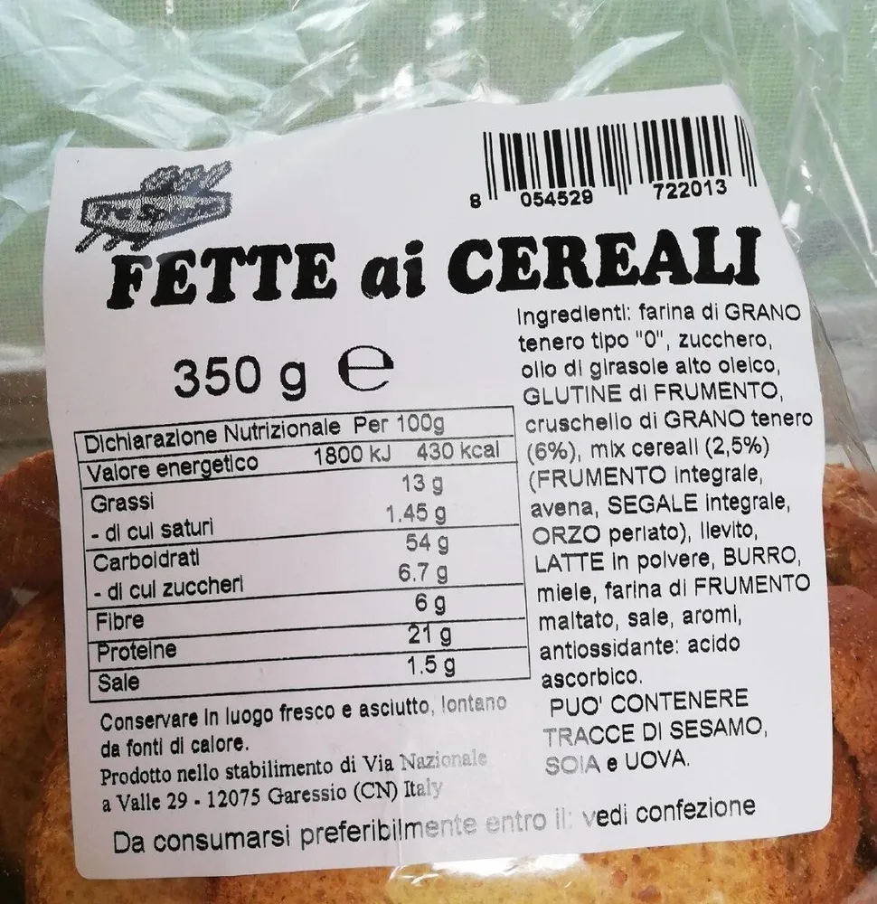 Fette ai cereali