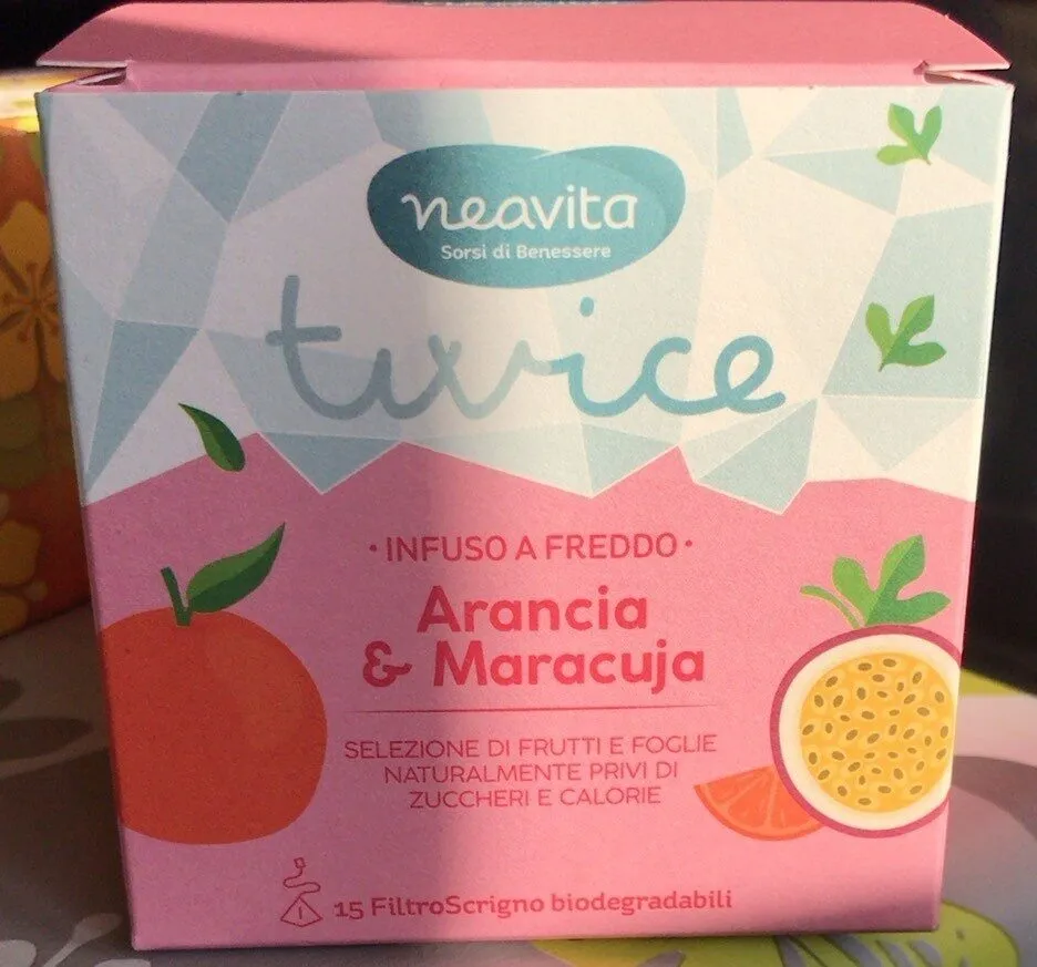 infuso a freddo arancia & maracuja
