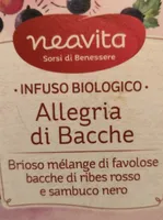 Infuso biologico allegria di bacche