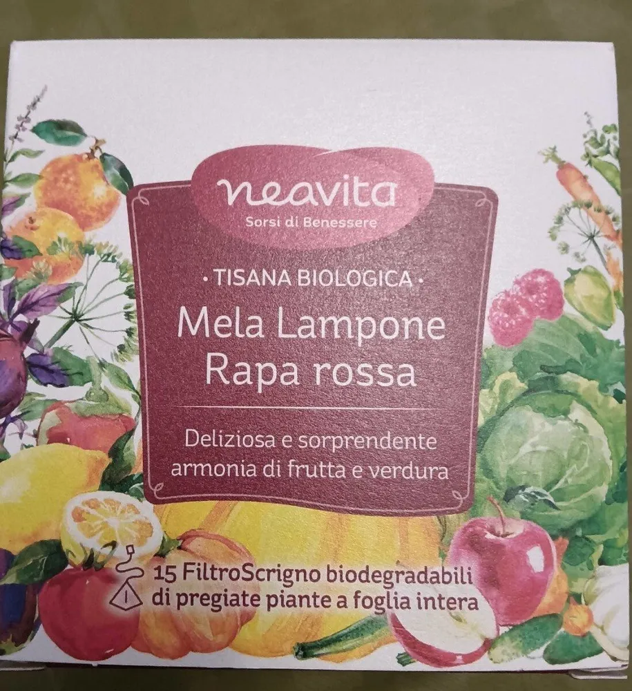 Tisana biologica MELA LAMPONE RAPA ROSSA