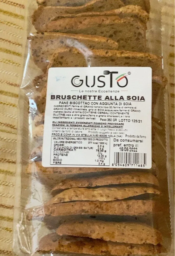 Bruschette alla soia