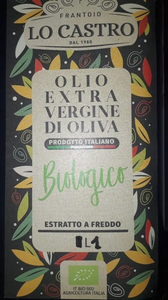 Olio extra vergine Biologico