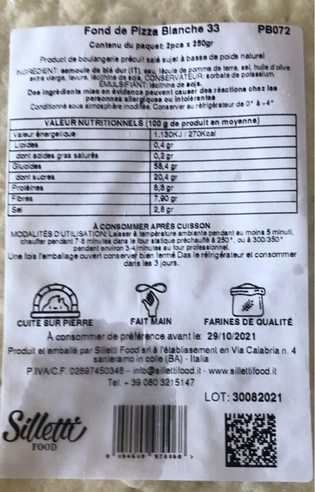 Fond de pizza