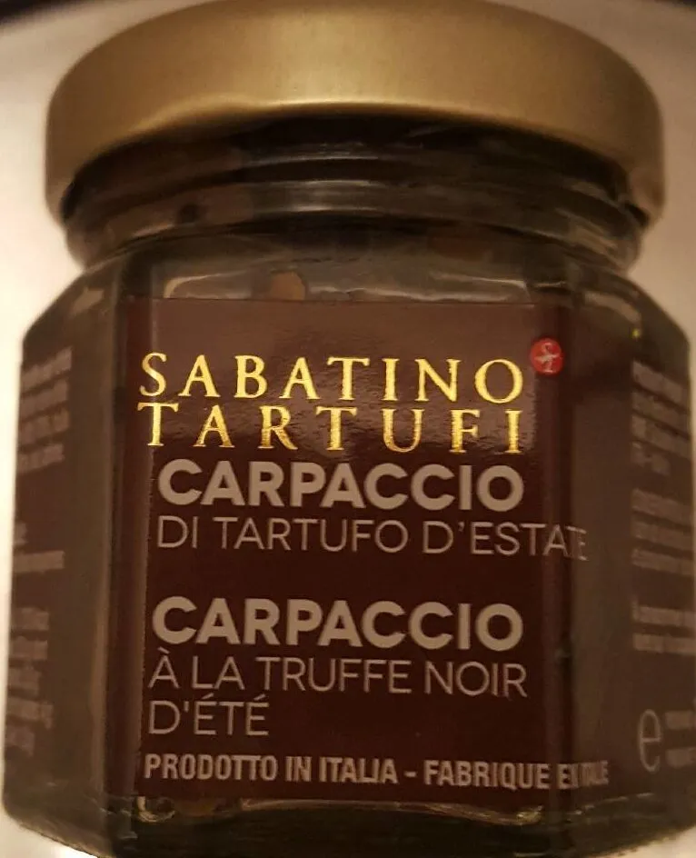 Carpaccio à la truffe noire d'été