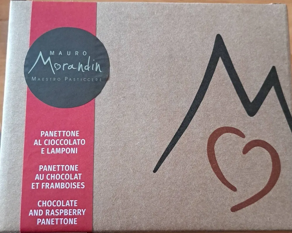 Panettone au chocolat et framboises