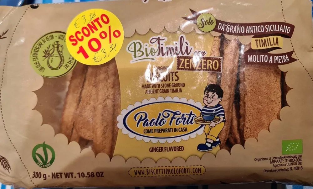 Bio Timilì con zenzero