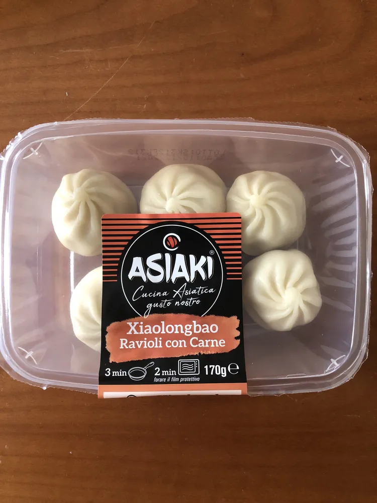 Xiaolongbao Ravioli con carne