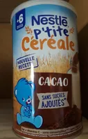 nestlé ptite céréales cacao