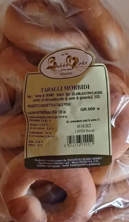 Taralli morbidi