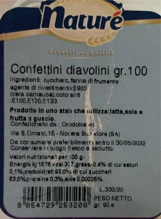 Confettini diavolini