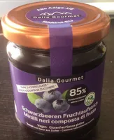 Mirtilli neri composta di frutta