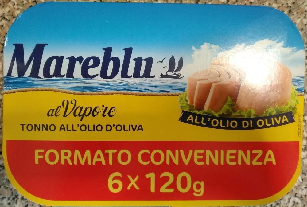 Mareblu al Vapore, tonno all'olio d'oliva