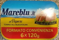Mareblu al Vapore, tonno all'olio d'oliva