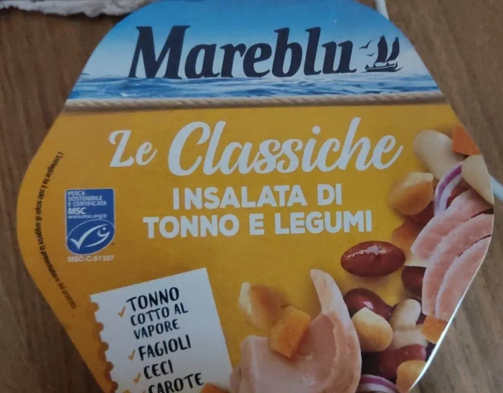 Mareblu le classiche insalata di tonno e legumi