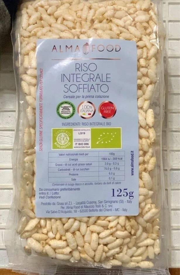 Riso soffiato integrale
