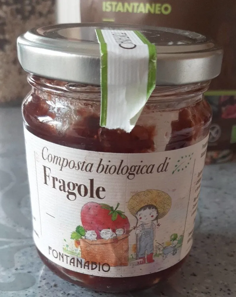 Composta biologica di fragole