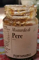 Mostarda pere fontanabio