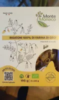 Rigatoni 100% di farina di ceci