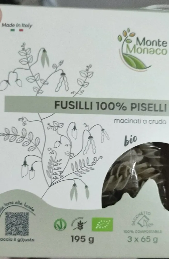 Fusilli piselli