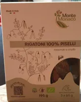 RIGATONI 100% PISELLI  BIO