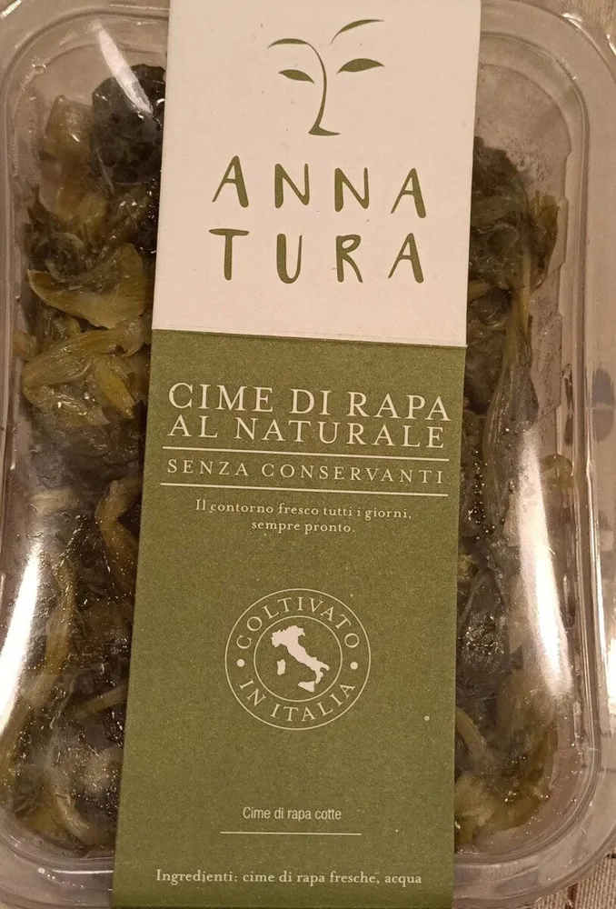 Cime di rapa al naturale