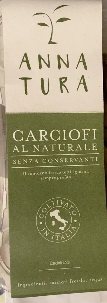 Carciofi al naturale
