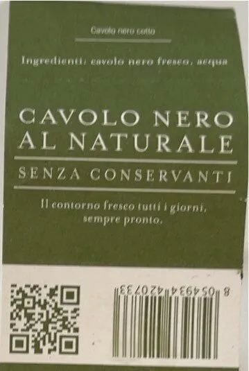 Cavolo nero al naturale