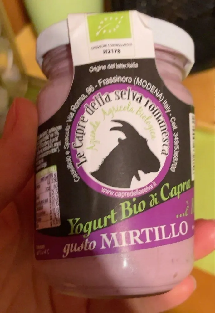 Yogurt bio di capra mirtillo