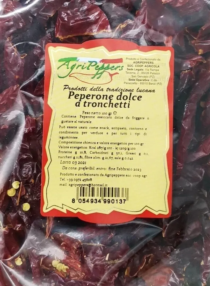 Peperone dolce a tronchetto