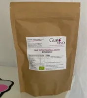 Fave di theobroma cacao biologico