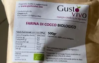 Farina di cocco biologico