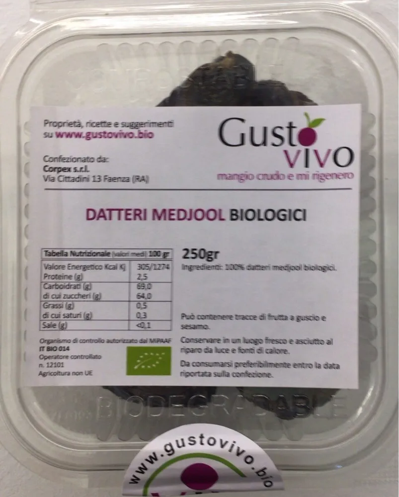 Datteri Medjool biologici
