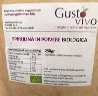 Spirulina in polvere bioligica
