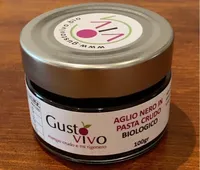 Aglio nero in pasta crudo
