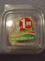 Anacardi tostati e salati